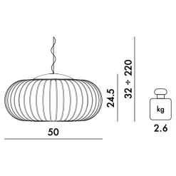 Pendelleuchten^Kartell Teresa Pendelleuchte