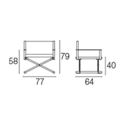 Sessel^Emu Terra Garten-Regieloungestuhl klappbar