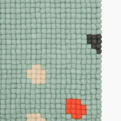 Teppiche^myfelt Terra Ocean Filzkugelteppich rechteckig
