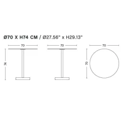 Gartentische|Garten-Bistrotische^HAY Terrazzo Gartentisch Ø70cm