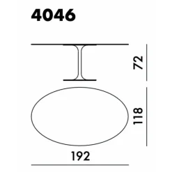 Kartell Thierry Esstisch XXL oval| Tische|Esstische