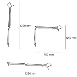 Artemide Tolomeo LED Body| Tischleuchten