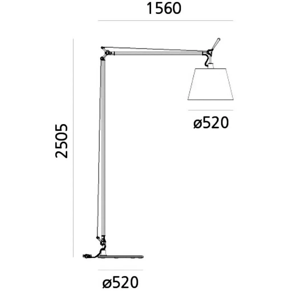 Stehleuchten^Artemide Tolomeo Maxi Stehleuchte