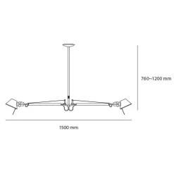 Artemide Tolomeo Sospensione Deckenleuchte| Pendelleuchten