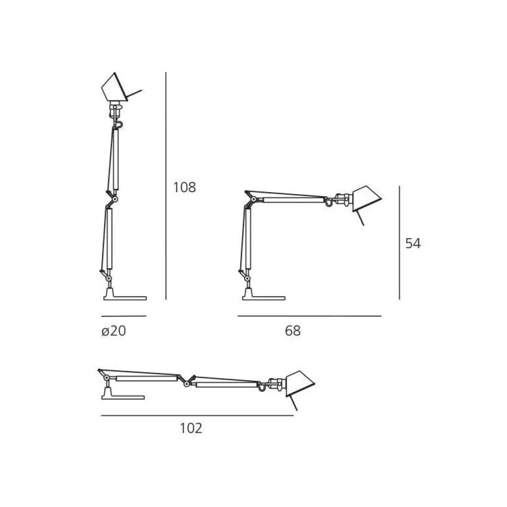 Schreibtischleuchten^Artemide Tolomeo Tavolo Mini Schreibtischleuchte