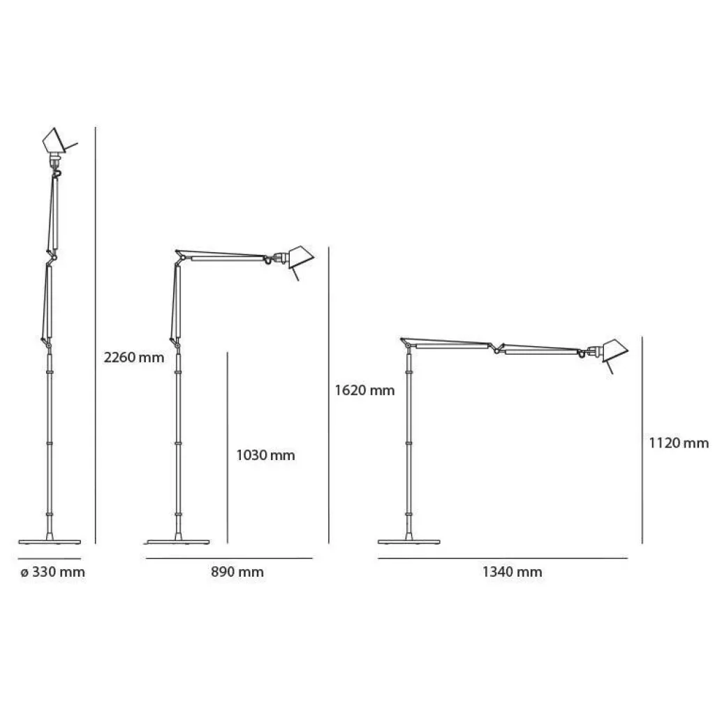 Stehleuchten^Artemide Tolomeo Terra LED Stehleuchte