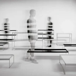 Beistelltische|Tische^Kartell Trays Couchtisch 80x80cm