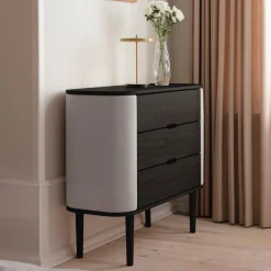 Schränke^Umage Treasures Kommode Eiche schwarz