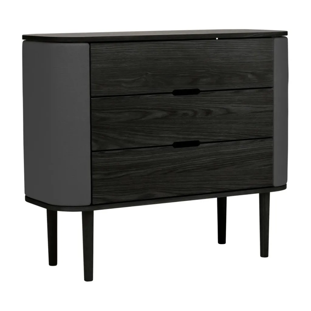 Schränke^Umage Treasures Kommode Eiche schwarz