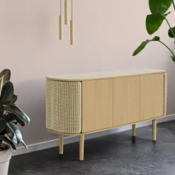 Umage Treasures Sideboard mit 3 Türen Wiener Geflecht| Sideboards|Sideboards