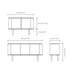 Sideboards|Sideboards^Umage Treasures Sideboard mit 3 Türen