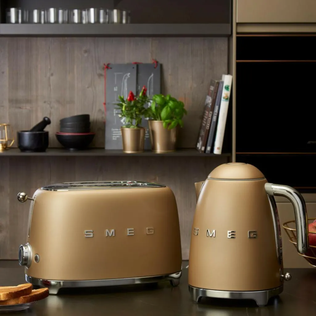 Küchengeräte^Smeg TSF01 2-Scheiben Toaster Matt