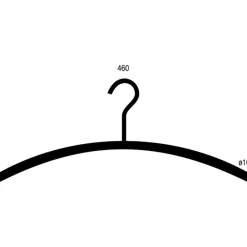 FROST Tube Kleiderbügel 2er Set| Haken & Bügel