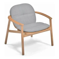 Emu Twins Gartenloungestuhl Teak mit Sitz-/Rückenkissen| Outdoor-Sofas & Sessel