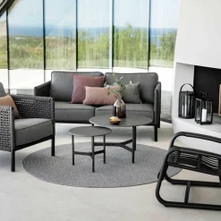 Cane-Line Twist Garten-Beistelltisch Ø 70cm| Tische