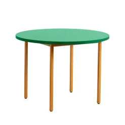 Tische|Esstische^HAY Two-Colour Esstisch Gestell Ocker Ø105cm