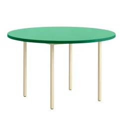 Esstische^HAY Two-Colour Esstisch Gestell Elfenbein Ø120cm