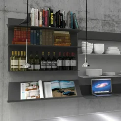 Regale|Gewürzregale^FROST Unu 4021 Wandregal 60x15x15cm