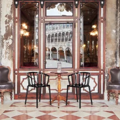 Gartenstühle^Kartell Venice Gartenarmlehnstuhl glänzend