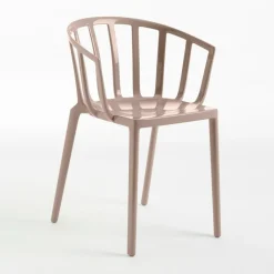 Kartell Venice Gartenarmlehnstuhl glänzend| Stühle