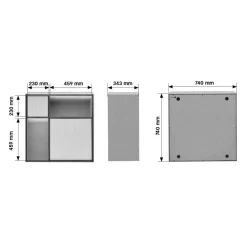 Müller Small Living Vertiko Ply Three Regal| Sideboards|Sideboards