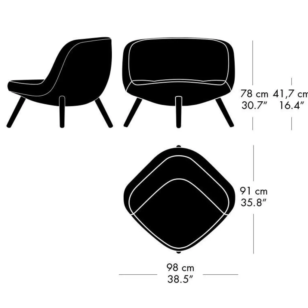 Fritz Hansen VIA57™ Sessel| Sessel