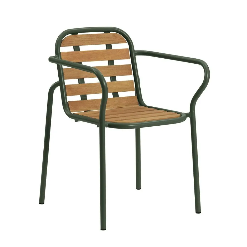 Gartenstühle^Normann Copenhagen Vig Gartenarmlehnstuhl Holz