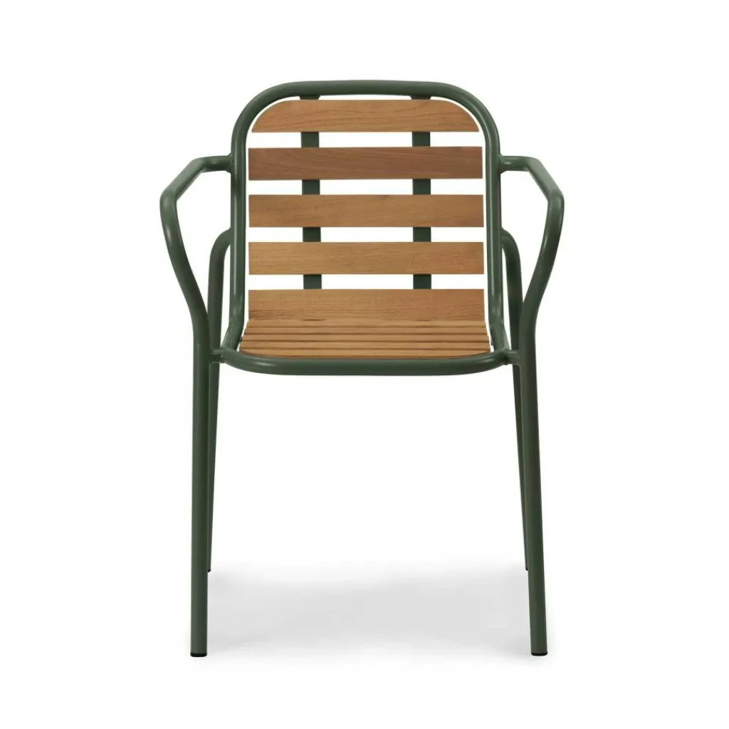 Gartenstühle^Normann Copenhagen Vig Gartenarmlehnstuhl Holz