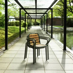 Gartenstühle^Normann Copenhagen Vig Gartenarmlehnstuhl Holz