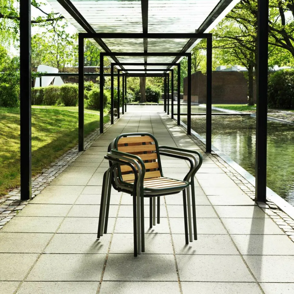 Gartenstühle^Normann Copenhagen Vig Gartenarmlehnstuhl Holz