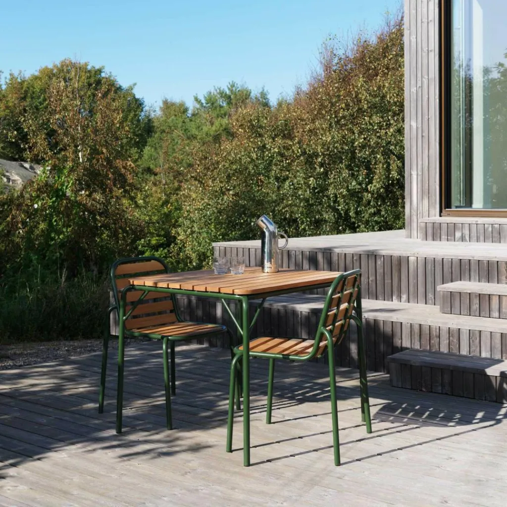 Gartentische^Normann Copenhagen Vig Gartentisch Holz 80x90cm