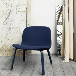 Muuto Visu Lounge Chair mit Holzgestell| Sessel