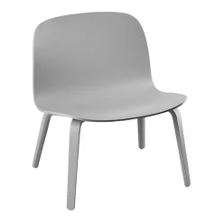 Muuto Visu Lounge Chair mit Holzgestell| Sessel