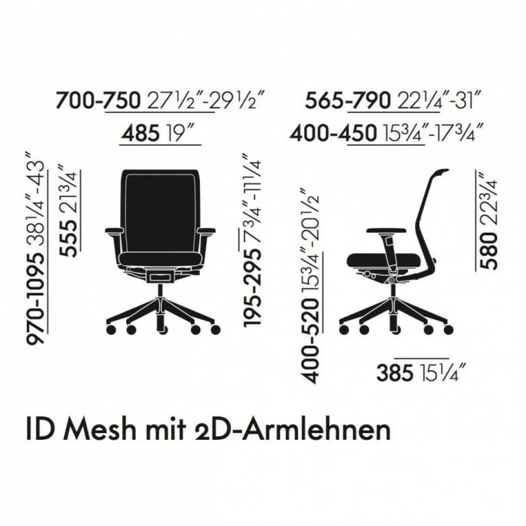 Vitra ID Mesh Bürostuhl| Bürostühle