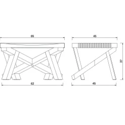 ClassiCon Volkshaus Hocker| Hocker