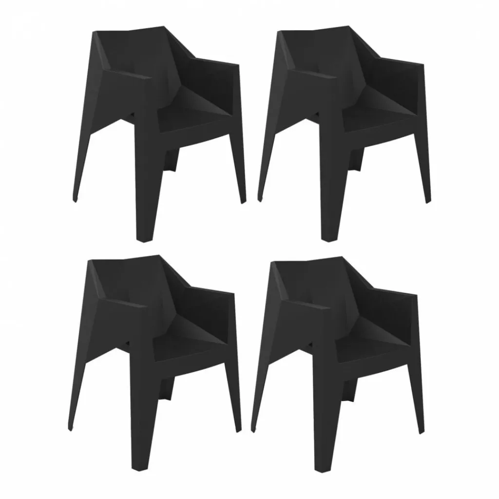 Vondom Voxel Armlehnstuhl 4er Set| Stühle