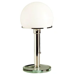 Nachttischleuchten^Tecnolumen Wagenfeld WG 25 GL Tischleuchte