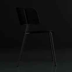 Stühle^OUT Objekte unserer Tage Wagner Armlehnstuhl Gestell schwarz