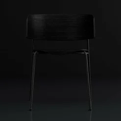 Stühle^OUT Objekte unserer Tage Wagner Armlehnstuhl Gestell schwarz