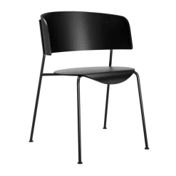 Stühle^OUT Objekte unserer Tage Wagner Armlehnstuhl Gestell schwarz