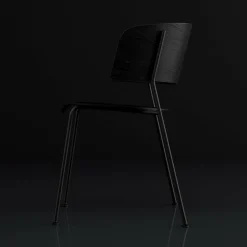 Stühle^OUT Objekte unserer Tage Wagner Armlehnstuhl Gestell schwarz