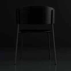 Stühle^OUT Objekte unserer Tage Wagner Armlehnstuhl Gestell schwarz