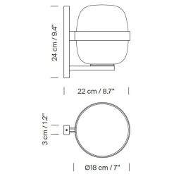 Deckenleuchten Außen|Deckenleuchten Außen^Santa & Cole Wally Wandleuchte
