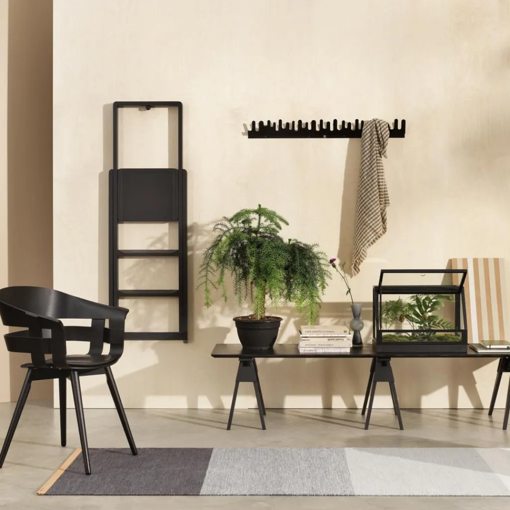 Garderoben^Design House Stockholm Wave Wandgarderobe 2er Set