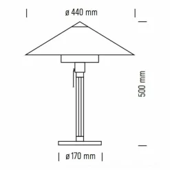 Tecnolumen WG 27 Wagenfeld Tischleuchte| Nachttischleuchten