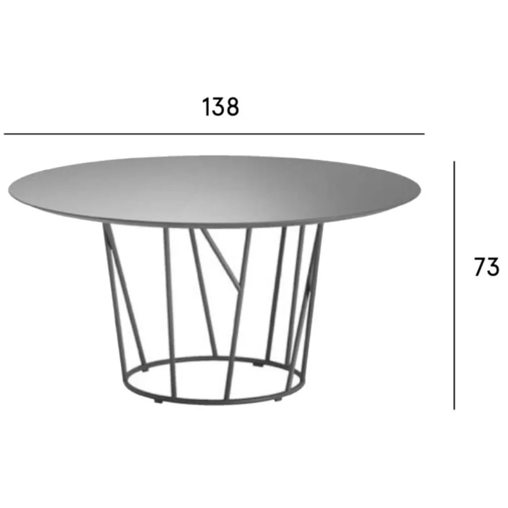 Gartentische^Fast Wild Gartentisch Ø138cm