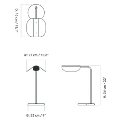 Tischleuchten|Nachttischleuchten^Audo Wing Tischleuchte