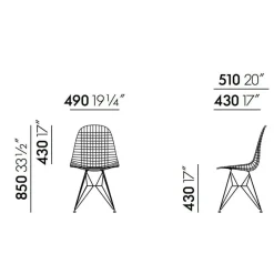 Vitra Wire Chair DKR-5 Stuhl| Stühle