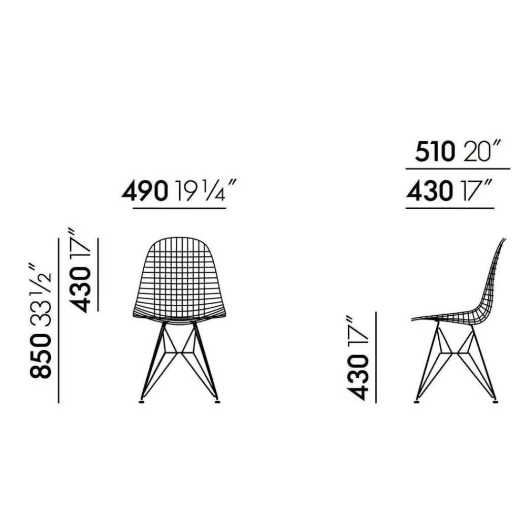 Vitra Wire Chair DKR-5 Stuhl| Stühle