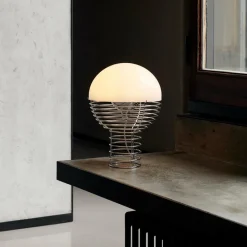 Nachttischleuchten^Verpan Wire Tischleuchte Ø 40cm